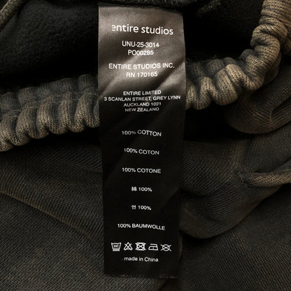 【中古品】【メンズ】 ENTIRE STUDIOS エンタイア スタジオ 25AW FULL SWEAT PANT UNU-25-3014 2025年秋冬 フル スウェット パンツ ボトムス 153-260918-sa-21-teih サイズ：XS カラー：ブラック 万代Net店