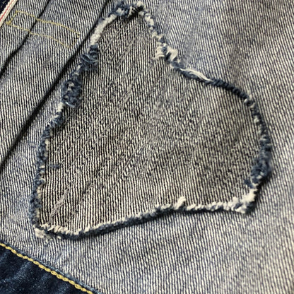 【現状渡し品】【メンズ】 SEQUEL シークウェル × FRAGMENT フラグメント 別注コラボ 21AW DENIM JACKET 2021秋冬 デニム ジャケット アウター 142-260918-sa-10-teih サイズ：L カラー：インディゴ 万代Net店