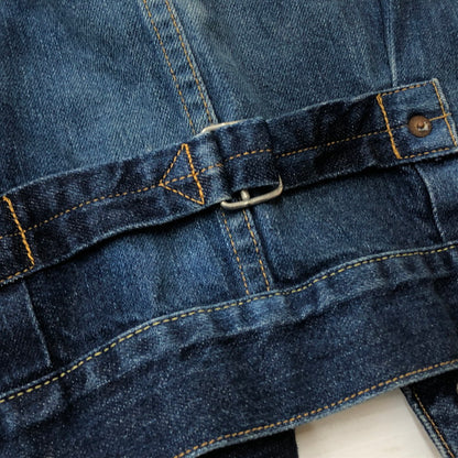 【現状渡し品】【メンズ】 SEQUEL シークウェル × FRAGMENT フラグメント 別注コラボ 21AW DENIM JACKET 2021秋冬 デニム ジャケット アウター 142-260918-sa-10-teih サイズ：L カラー：インディゴ 万代Net店