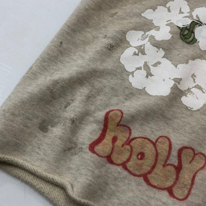 【中古品】【メンズ】 SAINT MICHAEL セント マイケル × DENIM TEARS デニムティアーズ 別注コラボ 22SS GREENAFFITTI HOODIE SM-S22-0000-083 グリーングラフィティ フーディ プルオーバーパーカー 142-260918-sa-15-teih サイズ：XL カラー：総柄 万代Net店