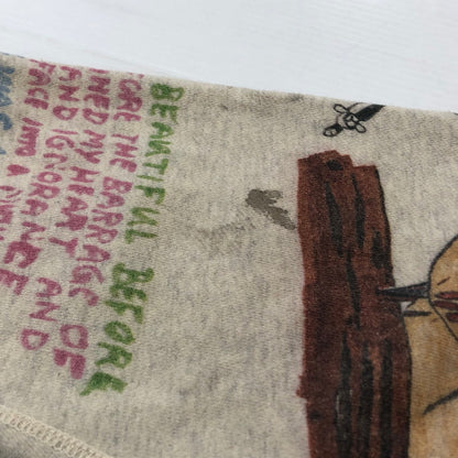 【中古品】【メンズ】 SAINT MICHAEL セント マイケル × DENIM TEARS デニムティアーズ 別注コラボ 22SS GREENAFFITTI HOODIE SM-S22-0000-083 グリーングラフィティ フーディ プルオーバーパーカー 142-260918-sa-15-teih サイズ：XL カラー：総柄 万代Net店