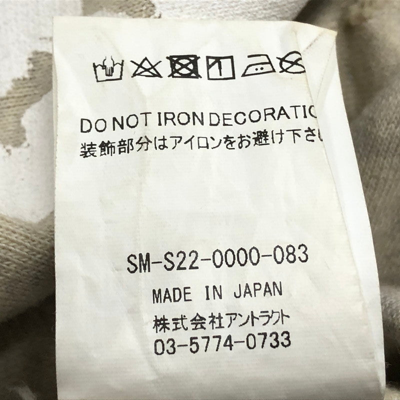 【中古品】【メンズ】 SAINT MICHAEL セント マイケル × DENIM TEARS デニムティアーズ 別注コラボ 22SS GREENAFFITTI HOODIE SM-S22-0000-083 グリーングラフィティ フーディ プルオーバーパーカー 142-260918-sa-15-teih サイズ：XL カラー：総柄 万代Net店