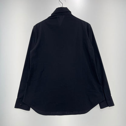 【中古品】【レディース】 YOHJI YAMAMOTO FEMME ヨウジヤマモト ファム LS SHIRT FT-B02-016 ロングスリーブ シャツ 長袖 トップス 168-260918-yo-02-teih サイズ：2 カラー：ブラック 万代Net店
