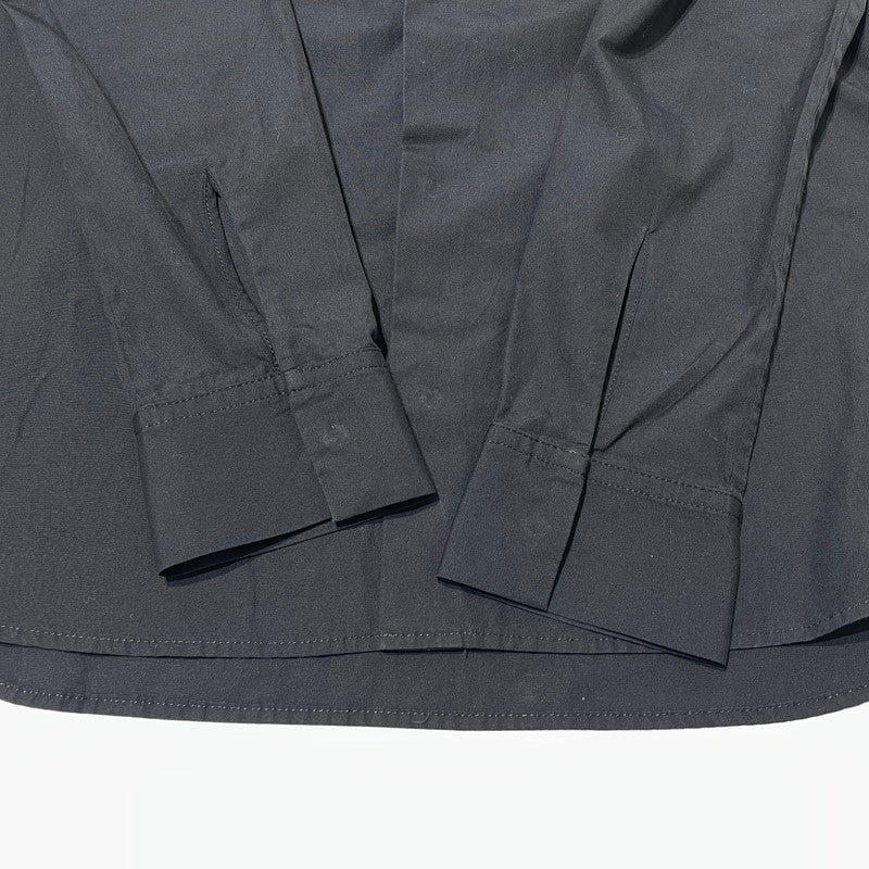 【中古品】【レディース】 YOHJI YAMAMOTO FEMME ヨウジヤマモト ファム LS SHIRT FT-B02-016 ロングスリーブ シャツ 長袖 トップス 168-260918-yo-02-teih サイズ：2 カラー：ブラック 万代Net店