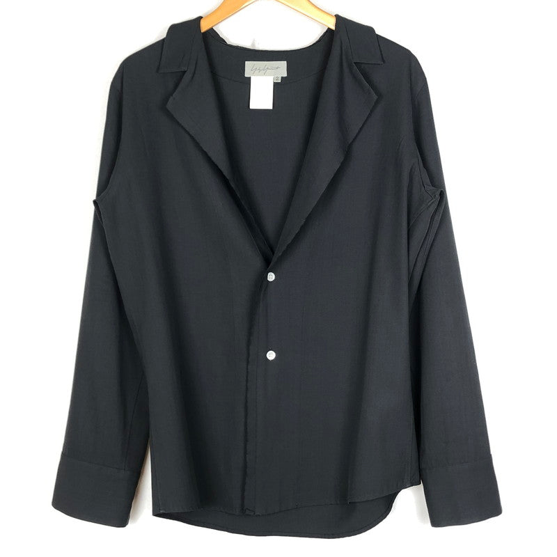 【中古品】【メンズ】 YOHJI YAMAMOTO FEMME ヨウジ ヤマモト ファム L/S SHIRT FN-B09-982 ロングスリーブ シャツ 長袖 トップス 168-260918-sa-13-teih サイズ：2 カラー：グレー 万代Net店