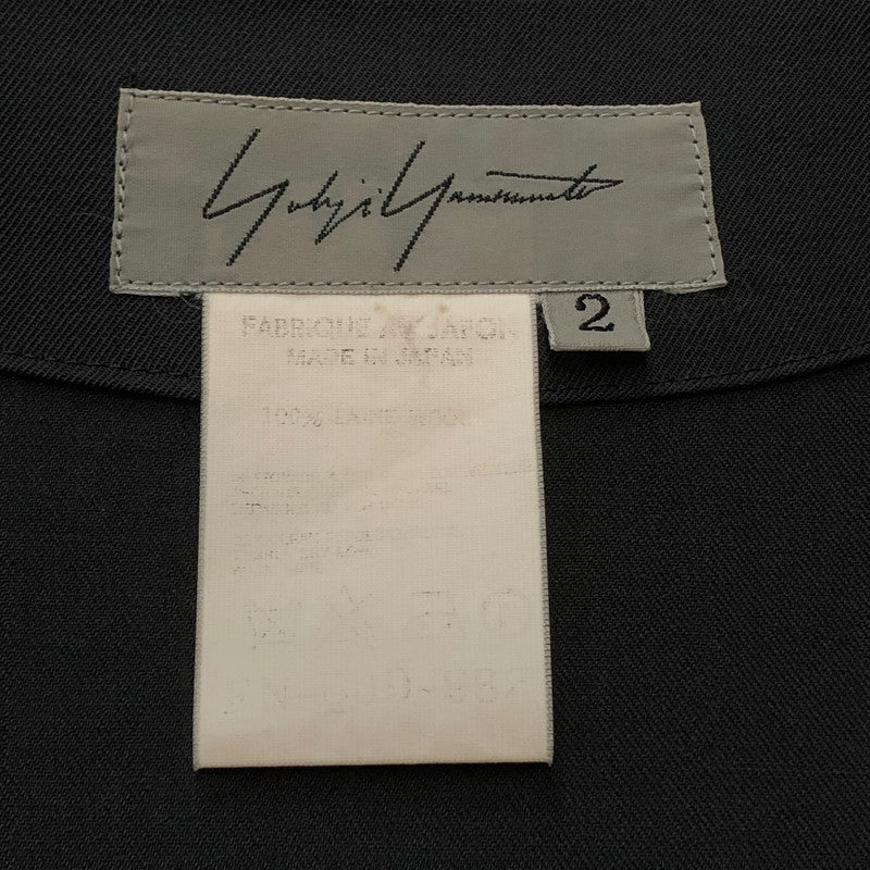 【中古品】【メンズ】 YOHJI YAMAMOTO FEMME ヨウジ ヤマモト ファム L/S SHIRT FN-B09-982 ロングスリーブ シャツ 長袖 トップス 168-260918-sa-13-teih サイズ：2 カラー：グレー 万代Net店
