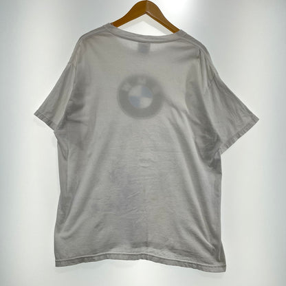 【現状渡し品】【メンズ】 HANES ヘインズ BMW LOGO T-SHIRT ビーエムダブリュー ロゴ Tシャツ 半袖 トップス 145-260918-yo-10-teih サイズ：L カラー：ホワイト 万代Net店