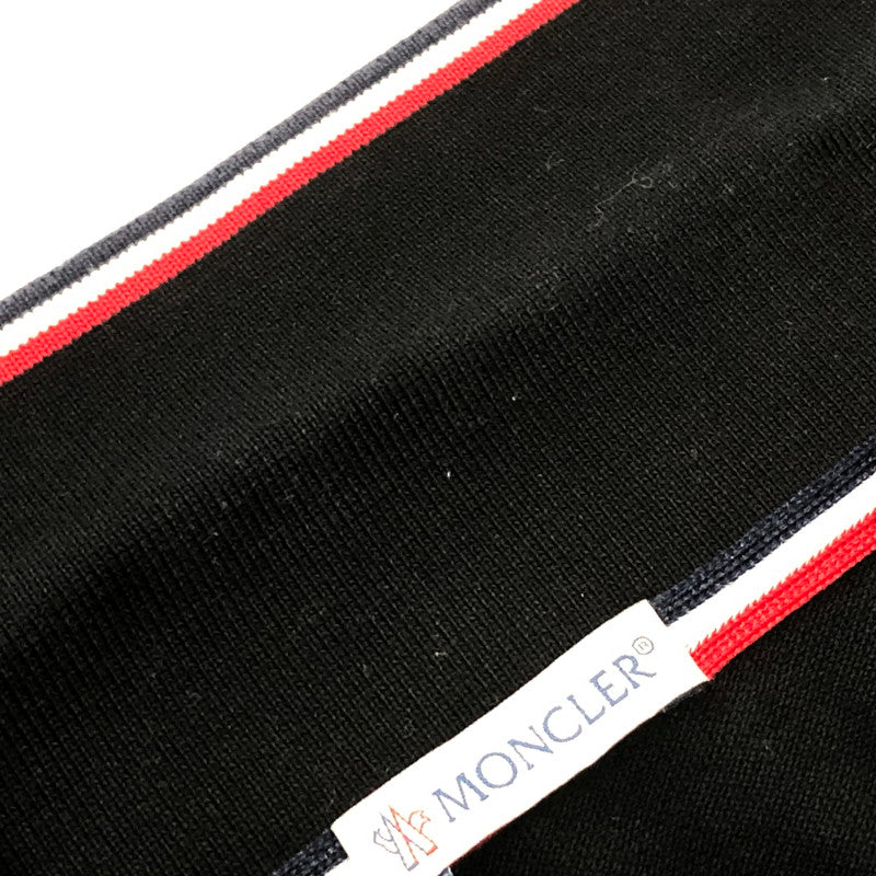 【中古品】【メンズ】 MONCLER モンクレール S/S POLO SHIRT D10918345600 84556 ショートスリーブ ポロ シャツ 半袖 トップス 141-260918-sa-17-teih サイズ：M カラー：ブラック 万代Net店