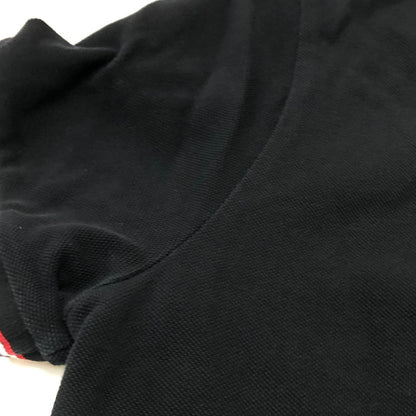 【中古品】【メンズ】 MONCLER モンクレール S/S POLO SHIRT D10918345600 84556 ショートスリーブ ポロ シャツ 半袖 トップス 141-260918-sa-17-teih サイズ：M カラー：ブラック 万代Net店