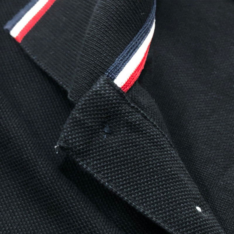 【中古品】【メンズ】 MONCLER モンクレール S/S POLO SHIRT D10918345600 84556 ショートスリーブ ポロ シャツ 半袖 トップス 141-260918-sa-17-teih サイズ：M カラー：ブラック 万代Net店