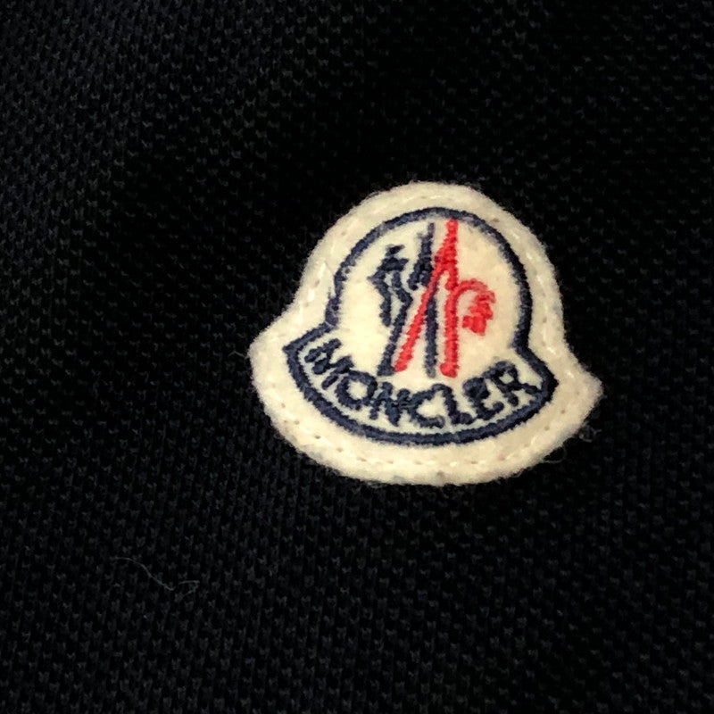 【中古品】【メンズ】 MONCLER モンクレール S/S POLO SHIRT D20918306200-84556 ショートスリーブ ポロ シャツ 半袖 トップス 141-260918-sa-18-teih サイズ：M カラー：ブラック 万代Net店