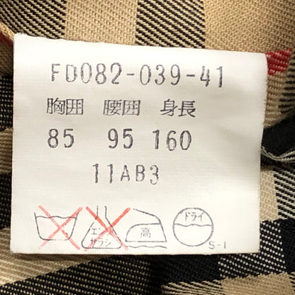 【中古品】【レディース】 BURBERRY'S バーバリーズ 90’s TRENCH COAT 90年代 トレンチ コート アウター 168-260918-sa-02-teih サイズ：160 カラー：BEIGE 万代Net店