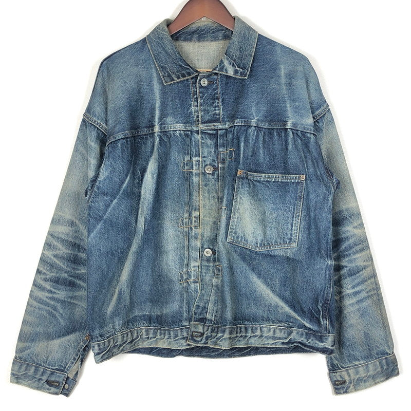 【現状渡し品】【メンズ】 SAINTMICHAEL セントマイケル × BERBERJIN ベルベルジン 別注コラボ 25SS DENIM JACKET SM-HR8-0000-C39 2025年春夏 デニム ジャケット アウター 142-260918-sa-01-teih サイズ：M カラー：INDIGO 万代Net店