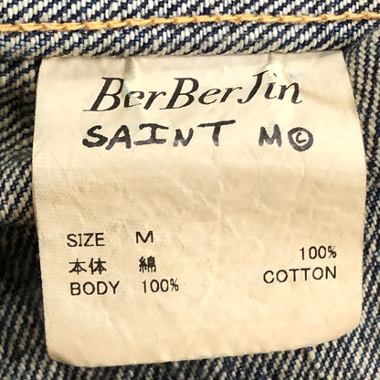 【現状渡し品】【メンズ】 SAINTMICHAEL セントマイケル × BERBERJIN ベルベルジン 別注コラボ 25SS DENIM JACKET SM-HR8-0000-C39 2025年春夏 デニム ジャケット アウター 142-260918-sa-01-teih サイズ：M カラー：INDIGO 万代Net店