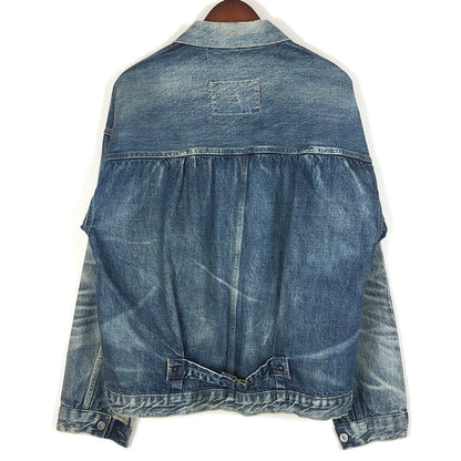 【現状渡し品】【メンズ】 SAINTMICHAEL セントマイケル × BERBERJIN ベルベルジン 別注コラボ 25SS DENIM JACKET SM-HR8-0000-C39 2025年春夏 デニム ジャケット アウター 142-260918-sa-01-teih サイズ：M カラー：INDIGO 万代Net店
