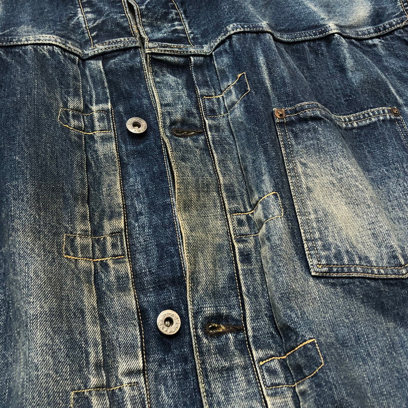 【現状渡し品】【メンズ】 SAINTMICHAEL セントマイケル × BERBERJIN ベルベルジン 別注コラボ 25SS DENIM JACKET SM-HR8-0000-C39 2025年春夏 デニム ジャケット アウター 142-260918-sa-01-teih サイズ：M カラー：INDIGO 万代Net店
