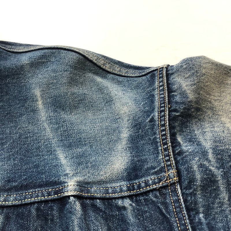 【現状渡し品】【メンズ】 SAINTMICHAEL セントマイケル × BERBERJIN ベルベルジン 別注コラボ 25SS DENIM JACKET SM-HR8-0000-C39 2025年春夏 デニム ジャケット アウター 142-260918-sa-01-teih サイズ：M カラー：INDIGO 万代Net店