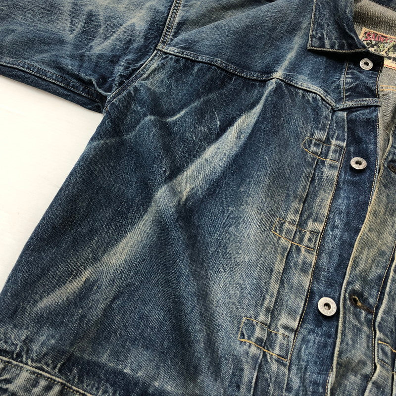 【現状渡し品】【メンズ】 SAINTMICHAEL セントマイケル × BERBERJIN ベルベルジン 別注コラボ 25SS DENIM JACKET SM-HR8-0000-C39 2025年春夏 デニム ジャケット アウター 142-260918-sa-01-teih サイズ：M カラー：INDIGO 万代Net店