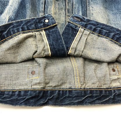【現状渡し品】【メンズ】 SAINTMICHAEL セントマイケル × BERBERJIN ベルベルジン 別注コラボ 25SS DENIM JACKET SM-HR8-0000-C39 2025年春夏 デニム ジャケット アウター 142-260918-sa-01-teih サイズ：M カラー：INDIGO 万代Net店