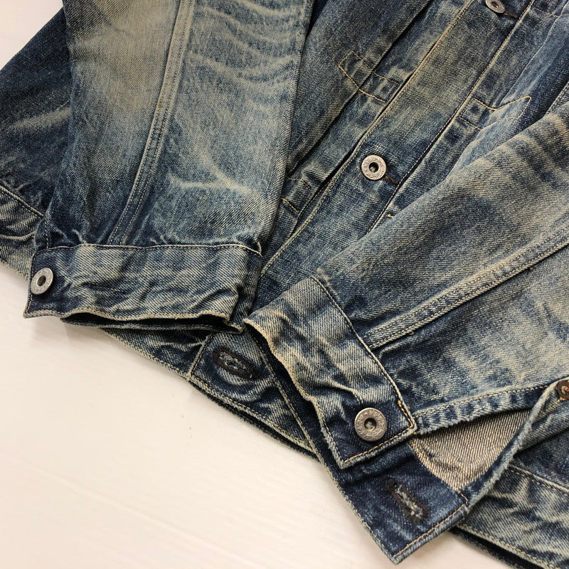 【現状渡し品】【メンズ】 SAINTMICHAEL セントマイケル × BERBERJIN ベルベルジン 別注コラボ 25SS DENIM JACKET SM-HR8-0000-C39 2025年春夏 デニム ジャケット アウター 142-260918-sa-01-teih サイズ：M カラー：INDIGO 万代Net店