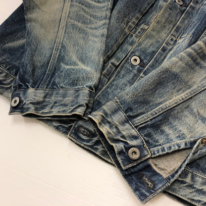 【現状渡し品】【メンズ】 SAINTMICHAEL セントマイケル × BERBERJIN ベルベルジン 別注コラボ 25SS DENIM JACKET SM-HR8-0000-C39 2025年春夏 デニム ジャケット アウター 142-260918-sa-01-teih サイズ：M カラー：INDIGO 万代Net店