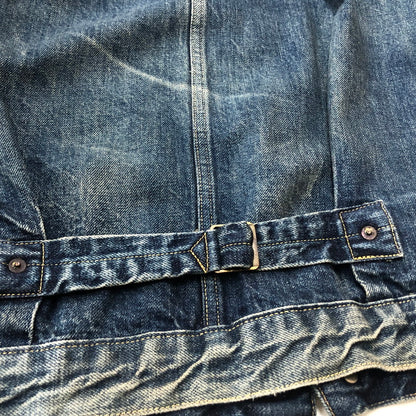 【現状渡し品】【メンズ】 SAINTMICHAEL セントマイケル × BERBERJIN ベルベルジン 別注コラボ 25SS DENIM JACKET SM-HR8-0000-C39 2025年春夏 デニム ジャケット アウター 142-260918-sa-01-teih サイズ：M カラー：INDIGO 万代Net店