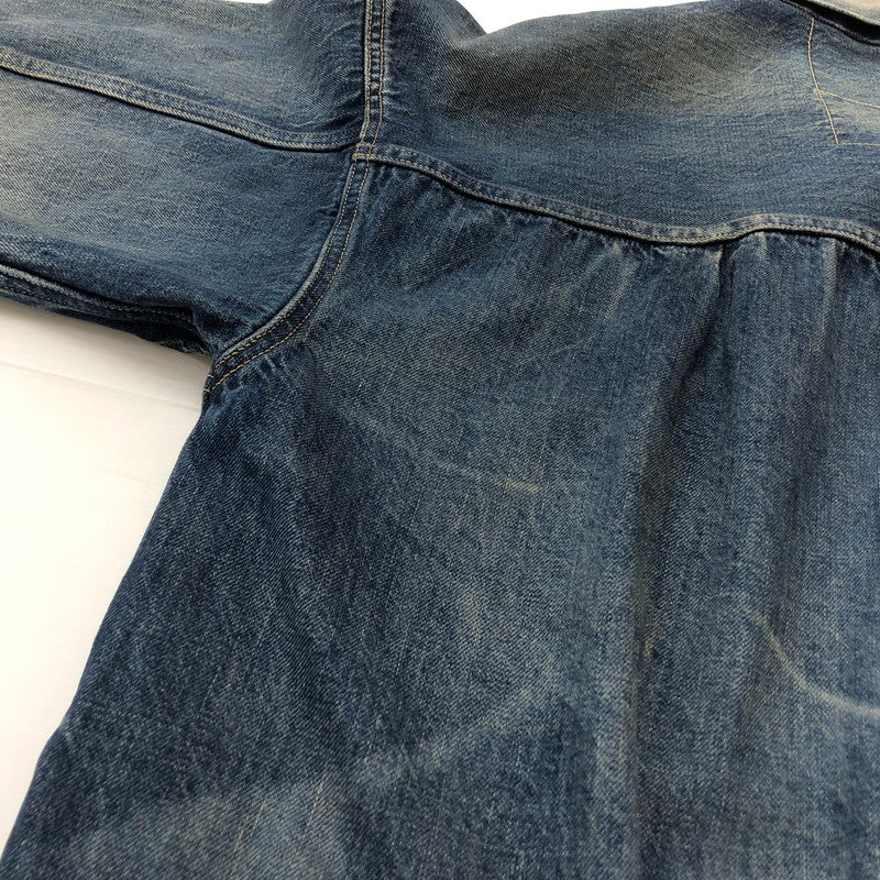 【現状渡し品】【メンズ】 SAINTMICHAEL セントマイケル × BERBERJIN ベルベルジン 別注コラボ 25SS DENIM JACKET SM-HR8-0000-C39 2025年春夏 デニム ジャケット アウター 142-260918-sa-01-teih サイズ：M カラー：INDIGO 万代Net店
