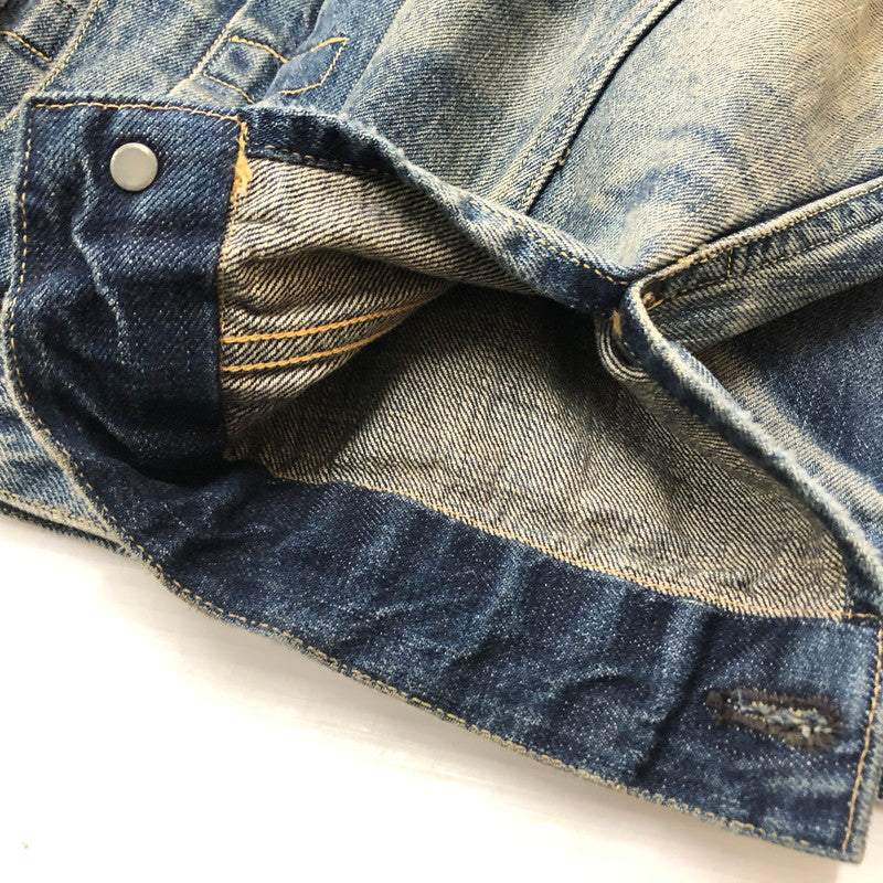 【現状渡し品】【メンズ】 SAINTMICHAEL セントマイケル × BERBERJIN ベルベルジン 別注コラボ 25SS DENIM JACKET SM-HR8-0000-C39 2025年春夏 デニム ジャケット アウター 142-260918-sa-01-teih サイズ：M カラー：INDIGO 万代Net店