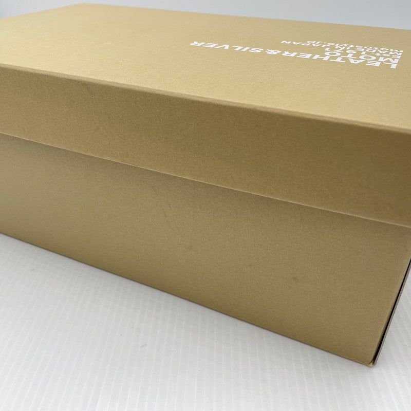 【中古品】【メンズ】 LEATHER&SILVER MOTO レザーアンドシルバー モト ITALIAN COW BELT SLIPON MADE IN JAPAN 7073 イタリアン カウ ベルトスリッポン 靴 日本製 164-260923-ss-05-teih サイズ：2/※ソール減り、スレ有 カラー：ブラウン 万代Net店