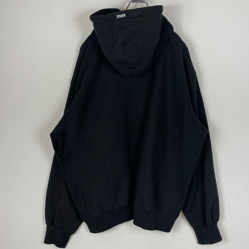 【中古品】【メンズ】 SUPREME シュプリーム 23AW BOXLOGO HOODED SWEAT SHIRT 2023年秋冬 ボックス ロゴ フーディ スウェット 長袖 トップス 149-260919-sa-21-teih サイズ：L カラー：ブラック 万代Net店