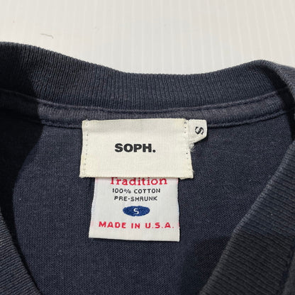 【中古品】【メンズ】 SOPHNET. ソフネット BEING JOHN MAIKOVICH S/S T-SHIRT マルコヴィッチの穴 ショートスリーブ Tシャツ 半袖 トップス 142-260918-yo-12-teih サイズ：S カラー：ネイビー 万代Net店
