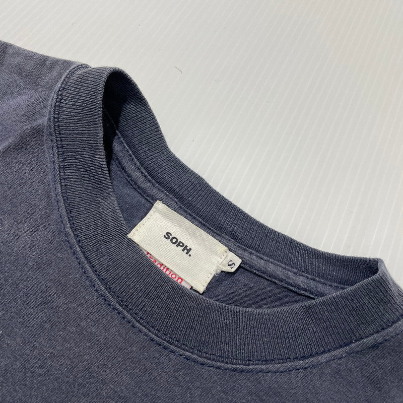 【中古品】【メンズ】 SOPHNET. ソフネット BEING JOHN MAIKOVICH S/S T-SHIRT マルコヴィッチの穴 ショートスリーブ Tシャツ 半袖 トップス 142-260918-yo-12-teih サイズ：S カラー：ネイビー 万代Net店