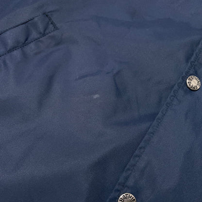 【中古品】【メンズ】 A BATHING APE アベイシングエイプ NYLON COACH JACKET 001GDD201001X ナイロン コーチジャケット ライトアウター 142-260918-yo-03-teih サイズ：L カラー：ネイビー 万代Net店