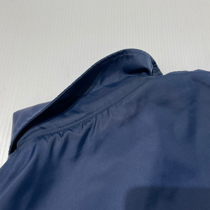 【中古品】【メンズ】 A BATHING APE アベイシングエイプ NYLON COACH JACKET 001GDD201001X ナイロン コーチジャケット ライトアウター 142-260918-yo-03-teih サイズ：L カラー：ネイビー 万代Net店