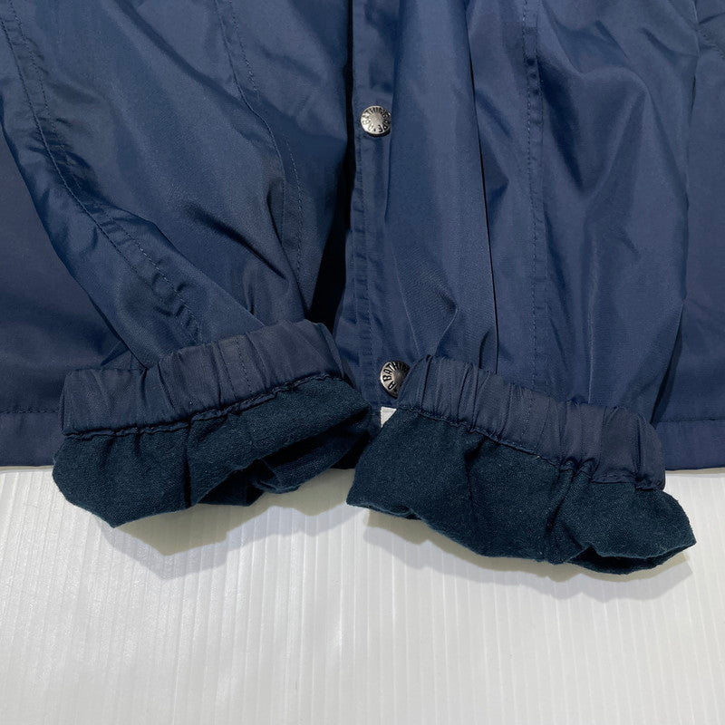 【中古品】【メンズ】 A BATHING APE アベイシングエイプ NYLON COACH JACKET 001GDD201001X ナイロン コーチジャケット ライトアウター 142-260918-yo-03-teih サイズ：L カラー：ネイビー 万代Net店