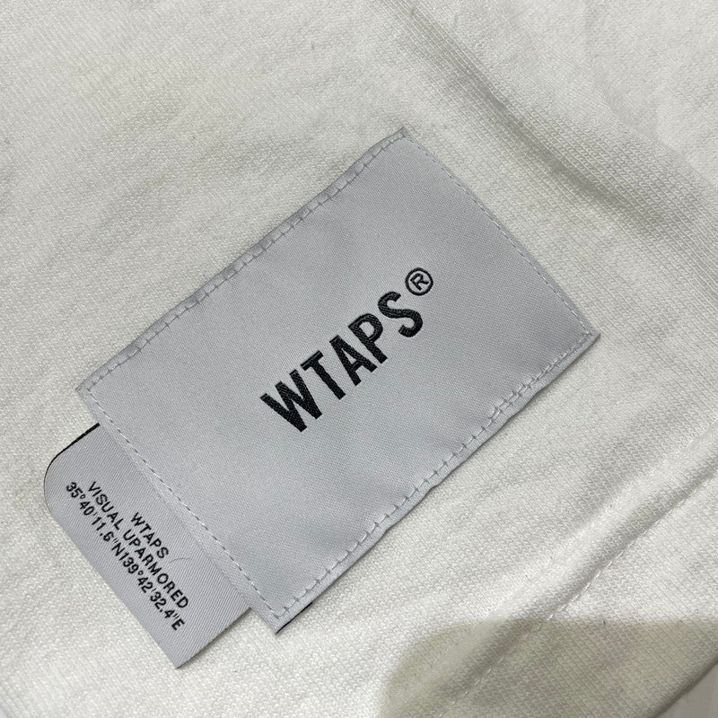 【中古品】【メンズ】 WTAPS ダブルタップス 24SS SIGN COTTON TEE サイン コットン Tシャツ 半袖 トップス 142-260918-yo-11-teih サイズ：X04 カラー：ホワイト 万代Net店