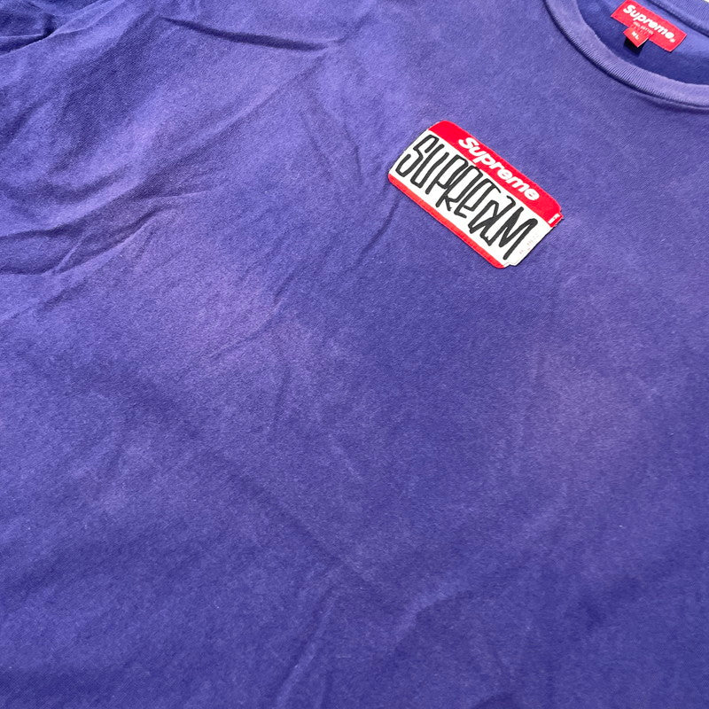 【現状渡し品】【メンズ】 SUPREME シュプリーム 21AW GONZ NAMETAG S/S TOP ゴンズ ネームタグ ショートスリーブ Tシャツ 半袖 トップス 149-260918-yo-09-teih サイズ：XL カラー：ネイビー 万代Net店