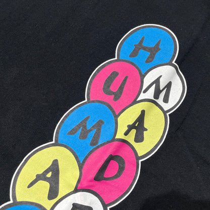【中古品】【メンズ】 HUMAN MADE ヒューマンメイド × GIRL DONT CRY ガールズ ドント クライ 別注コラボ VICK T-SHIRT ヴィック Tシャツ 半袖 トップス 142-260918-yo-14-teih サイズ：XL カラー：ブラック 万代Net店