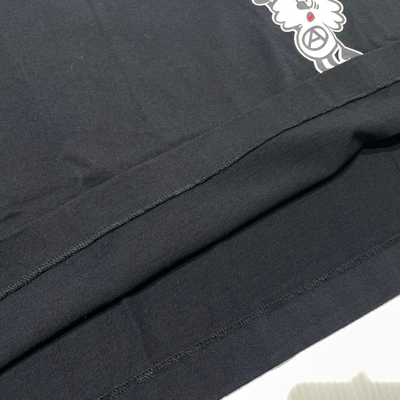 【中古品】【メンズ】 HUMAN MADE ヒューマンメイド × GIRL DONT CRY ガールズ ドント クライ 別注コラボ VICK T-SHIRT ヴィック Tシャツ 半袖 トップス 142-260918-yo-14-teih サイズ：XL カラー：ブラック 万代Net店