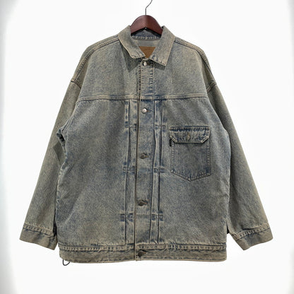 【中古品】【メンズ】 ALOND アラウンド SIDE ZIP DENIM JACKET サイドジップ デニム ジャケット ライトアウター 142-260918-yo-01-teih サイズ：L カラー：インディゴ 万代Net店