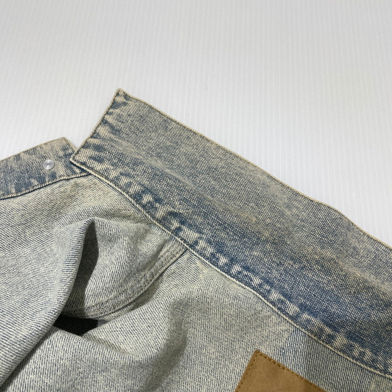 【中古品】【メンズ】 ALOND アラウンド SIDE ZIP DENIM JACKET サイドジップ デニム ジャケット ライトアウター 142-260918-yo-01-teih サイズ：L カラー：インディゴ 万代Net店