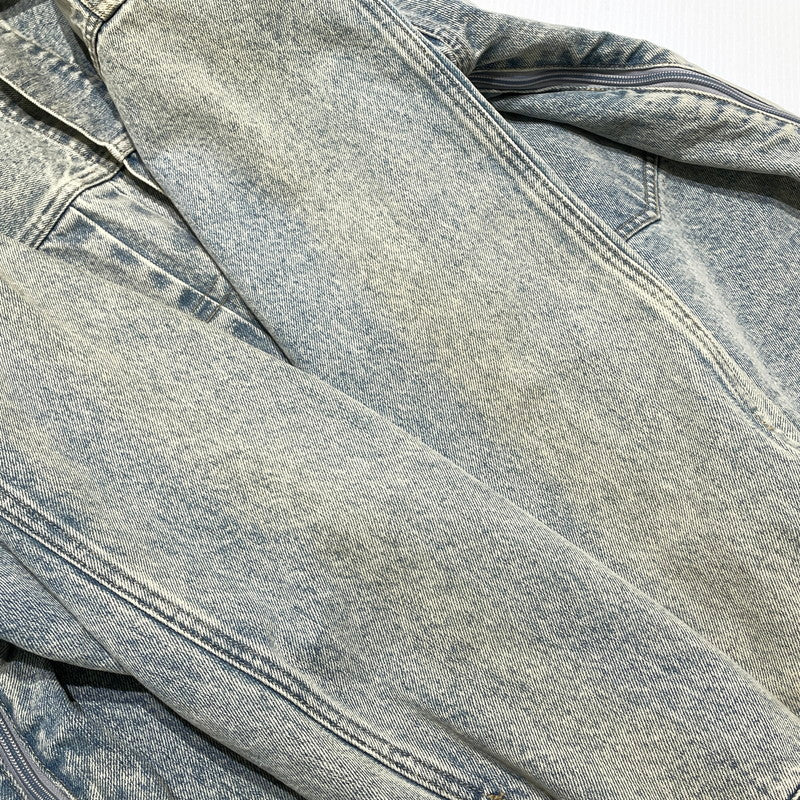 【中古品】【メンズ】 ALOND アラウンド SIDE ZIP DENIM JACKET サイドジップ デニム ジャケット ライトアウター 142-260918-yo-01-teih サイズ：L カラー：インディゴ 万代Net店