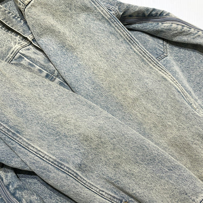 【中古品】【メンズ】 ALOND アラウンド SIDE ZIP DENIM JACKET サイドジップ デニム ジャケット ライトアウター 142-260918-yo-01-teih サイズ：L カラー：インディゴ 万代Net店