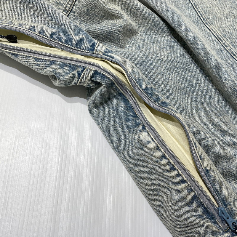 【中古品】【メンズ】 ALOND アラウンド SIDE ZIP DENIM JACKET サイドジップ デニム ジャケット ライトアウター 142-260918-yo-01-teih サイズ：L カラー：インディゴ 万代Net店