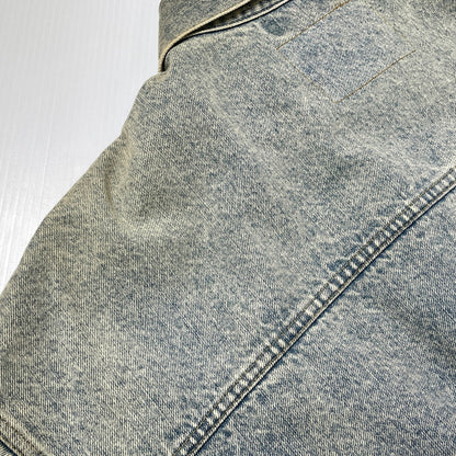 【中古品】【メンズ】 ALOND アラウンド SIDE ZIP DENIM JACKET サイドジップ デニム ジャケット ライトアウター 142-260918-yo-01-teih サイズ：L カラー：インディゴ 万代Net店