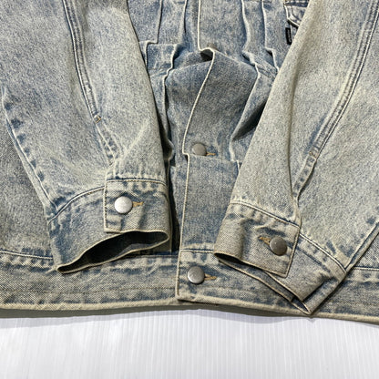【中古品】【メンズ】 ALOND アラウンド SIDE ZIP DENIM JACKET サイドジップ デニム ジャケット ライトアウター 142-260918-yo-01-teih サイズ：L カラー：インディゴ 万代Net店