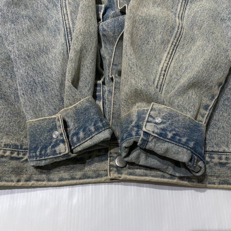 【中古品】【メンズ】 ALOND アラウンド SIDE ZIP DENIM JACKET サイドジップ デニム ジャケット ライトアウター 142-260918-yo-01-teih サイズ：L カラー：インディゴ 万代Net店
