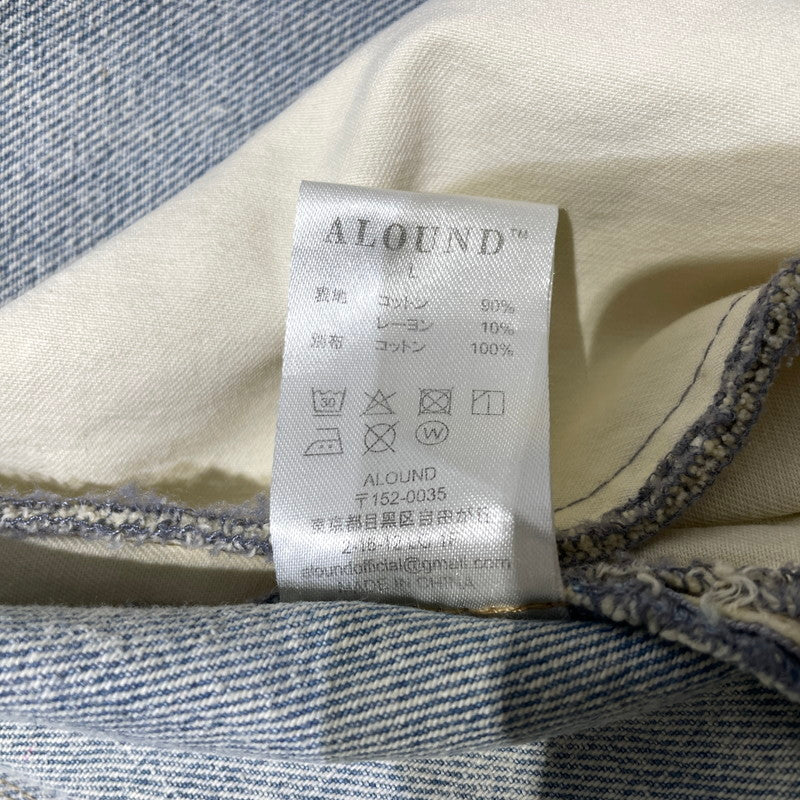 【中古品】【メンズ】 ALOND アラウンド SIDE ZIP DENIM JACKET サイドジップ デニム ジャケット ライトアウター 142-260918-yo-01-teih サイズ：L カラー：インディゴ 万代Net店