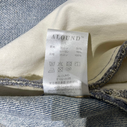 【中古品】【メンズ】 ALOND アラウンド SIDE ZIP DENIM JACKET サイドジップ デニム ジャケット ライトアウター 142-260918-yo-01-teih サイズ：L カラー：インディゴ 万代Net店