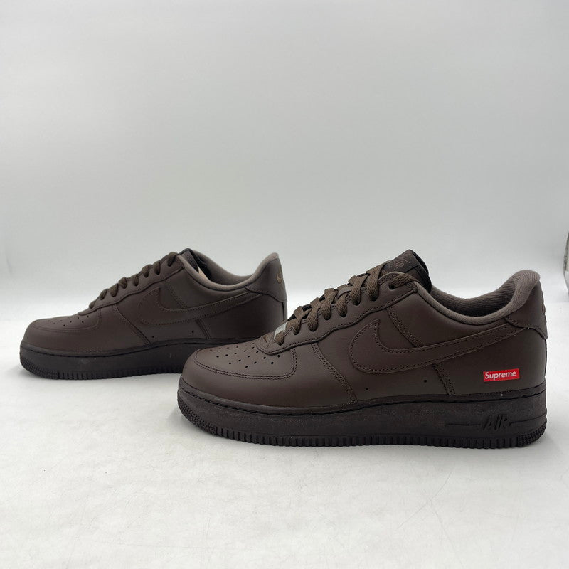 【中古品】【メンズ】 NIKE ナイキ × SUPREME シュプリーム 別注コラボ AIR FORCE 1 LOW "BAROQUE BROWN" CU9225-200 エアフォース1 ロー バロックブラウン スニーカー 靴 シューズ 160-260926-yo-04-teih サイズ：27cm カラー：ブラウン 万代Net店